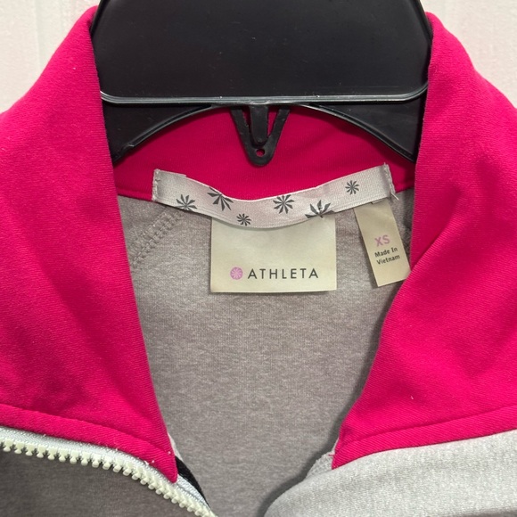 ATHLETA RENEW 3 TIERED RUFFLE Full Zip Up JACKET - Picture 5 of 9